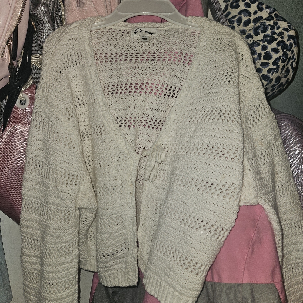 Art Class Cream Knit Sweater